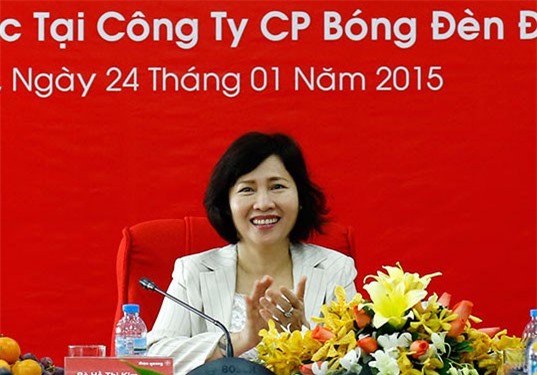 Cổ phiếu DQC phục hồi, tài sản nhà Thứ trưởng Kim Thoa tăng trở lại