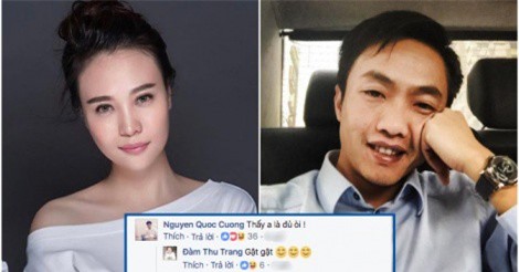 Cường Đô La công khai "thả thính" Đàm Thu Trang