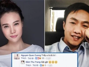 Cường Đô La công khai "thả thính" Đàm Thu Trang
