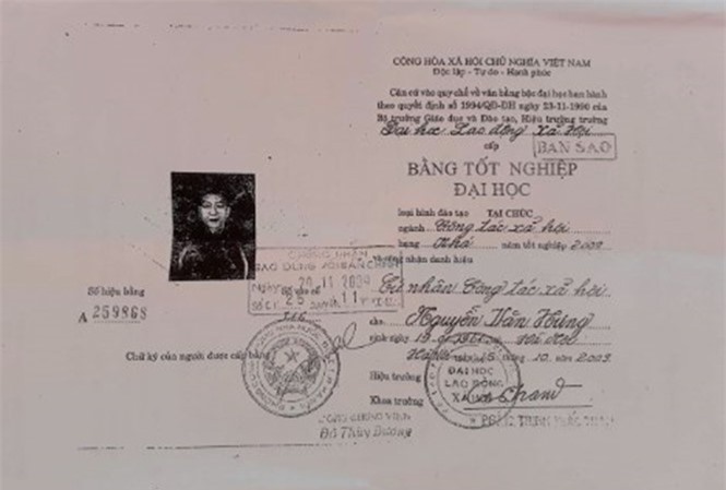 Sử dụng bằng đại học giả, Phó Chủ tịch UBND xã bị cách chức