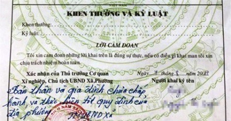 Phó Chủ tịch xã nói gì khi phê "lý lịch xấu" cho cô gái?