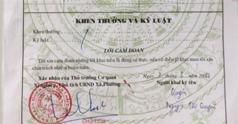 PCT xã phê lý lịch xấu: Bí thư xã đến nhà dân xin lỗi