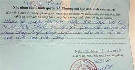 Chủ tịch xã phê xấu vào lý lịch: Bút phê lần 2 vẫn sai 