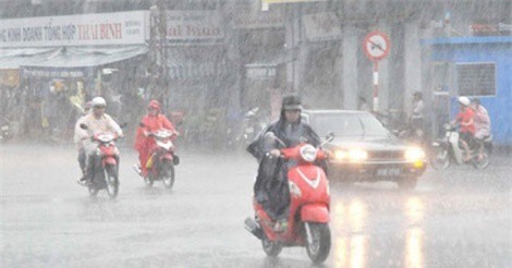 Chấm dứt nắng nóng, Bắc Bộ đón đợt mưa lớn diện rộng