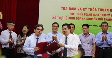 Tọa đàm và ký thỏa thuận hợp tác giữa VINASME và tỉnh Thái Bình