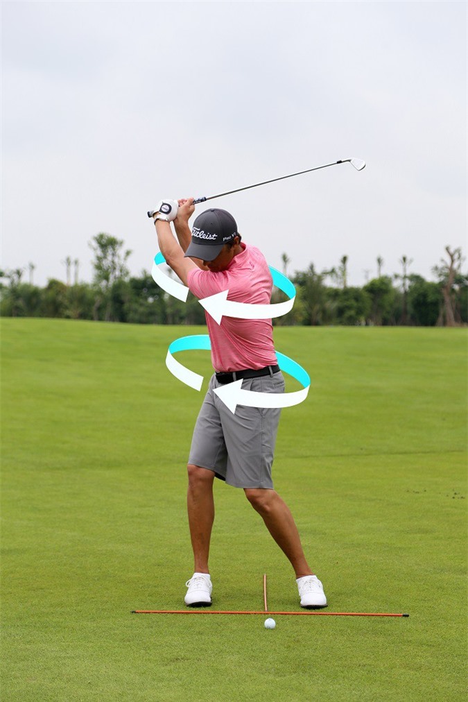 Dồn lực backswing và downswing