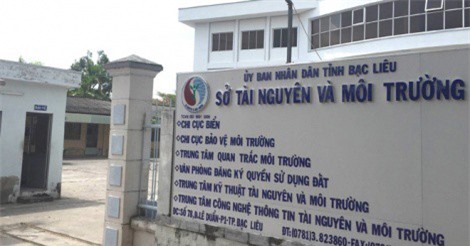 Giám đốc Trung tâm Kỹ thuật TN&MT tỉnh Bạc Liêu bị khai trừ Đảng