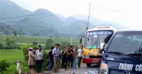 Tông thẳng vào xe buýt đi được chiều, hai anh em thương vong