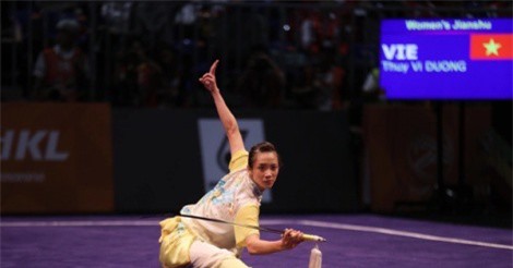  Dương Thúy Vy giành HCV đầu tiên tại SEA Games 29