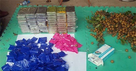 Bắt giữ 59 bánh heroin, 36.000 viên ma túy "ẩn nấp" trong thùng nhãn