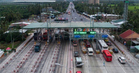 Trạm thu phí Cai Lậy vẫn ngừng hoạt động