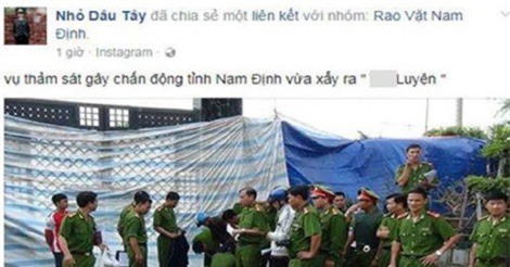 Xử phạt người tung tin đồn thảm án ở Nam Định gây hoang mang dư luận