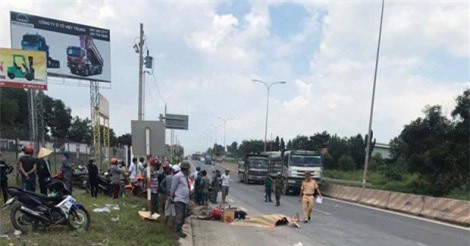 Tài xế xe tải cán đôi nam nữ tử vong, bỏ trốn khỏi hiện trường 