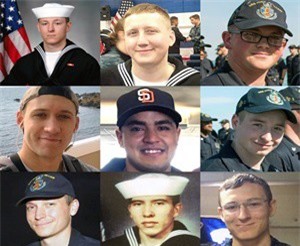 Thông tin gây sốc về số phận 10 thủy thủ tàu Mỹ va chạm ở Singapore