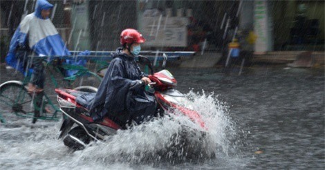 Miên Bắc mưa lớn trên diện rộng