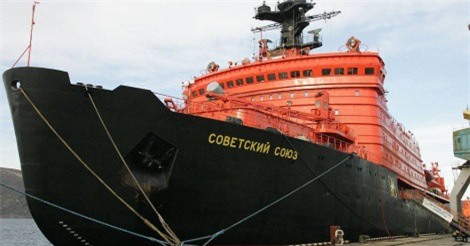 Tàu phá băng nguyên tử Liên Xô sắp thành phế liệu