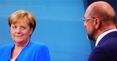 Bầu cử Đức: Thủ tướng Merkel thắng áp đảo đối thủ khi tranh luận trực tiếp