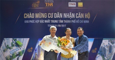 Chính thức bàn giao “tuyệt tác” TNR The Goldview cho khách hàng