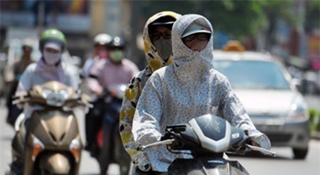 Khu vực Bắc Bộ có mưa, Trung Bộ nắng nóng diện rộng