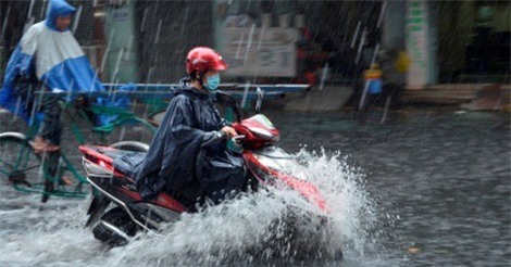 Cảnh báo mưa dông trên diện rộng ở Bắc Bộ