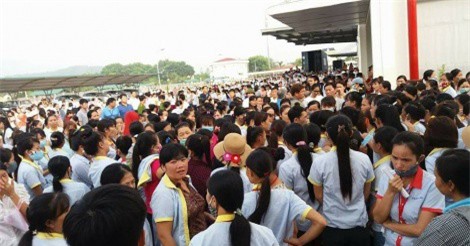 Hàng nghìn công nhân bãi công ở Thanh Hóa: Sa thải Giám đốc xưởng