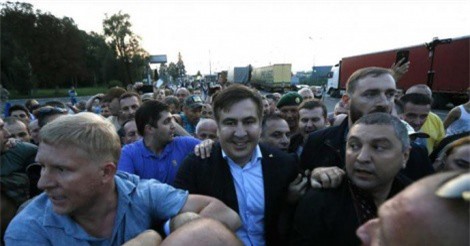 Bất chấp bị cấm, cựu Tổng thống Gruzia Saakashvili vượt biên vào Ukraine 