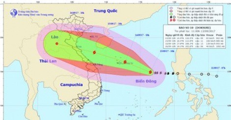 Bão số 10 cực mạnh vào Thanh Hóa - Hã Tĩnh, chỉ đạo khẩn cấp