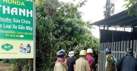 Sau tiếng kêu thất thanh, chủ tiệm sửa xe bị đánh gục tại chỗ