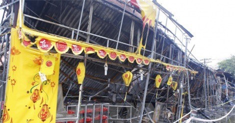 Hiện trường kinh hoàng vụ cháy trên đường Giải Phóng