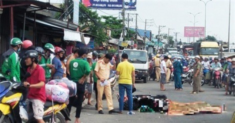 Xót xa lời kể vụ lái xe container cán chết tài xế Grabbike