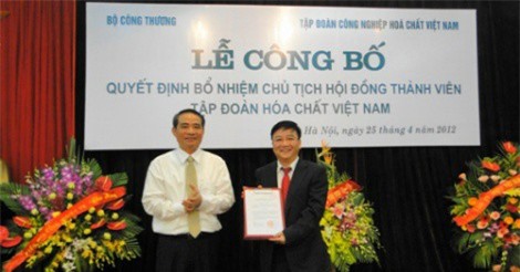 Cách hết chức vụ trong Đảng của Chủ tịch Tập đoàn Hóa chất