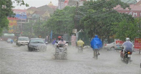 Mưa khắp cả nước, Hà Nội nguy cơ ngập úng cao