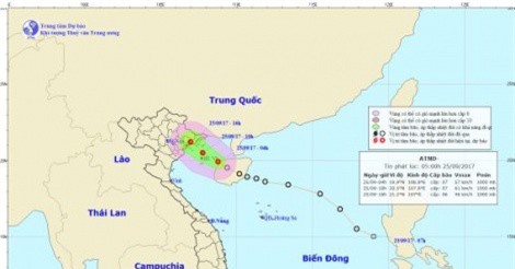 Áp thấp nhiệt đới chuẩn bị đổ bộ vào Quảng Ninh - Hải Phòng