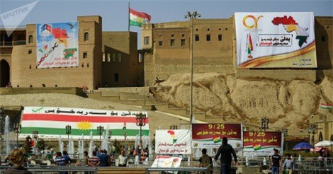 Cử tri người Kurd Iraq đi bỏ phiếu trưng cầu dân ý đòi độc lập