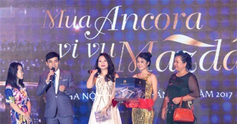 Xe sang phiên bản 2017 đã tìm được chủ nhân tại Lễ bốc thăm “Mua Ancora, vi vu Mazda”