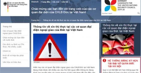 Đại sứ quán Đức bác bỏ thông tin ngừng cấp thị thực cho Việt Nam