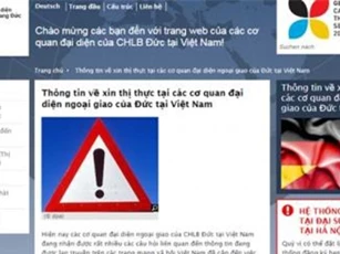 Đại sứ quán Đức bác bỏ thông tin ngừng cấp thị thực cho Việt Nam