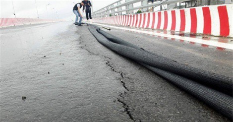 Đã có biện pháp khắc phục cầu vượt ở Hải Phòng bị lún nứt