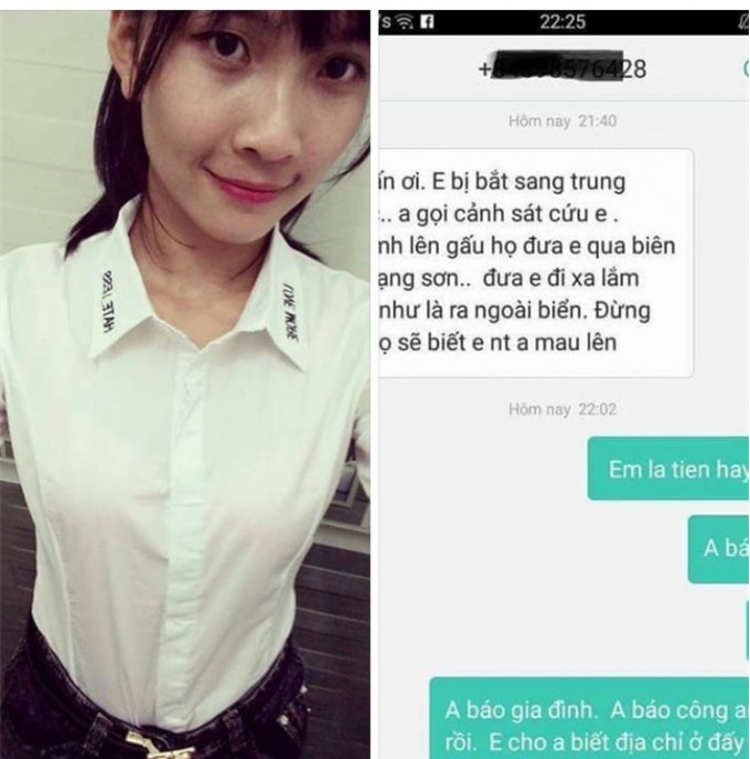 Thiếu nữ 18 tuổi nhắn tin cầu cứu nghi bị bắt cóc sang nước ngoài