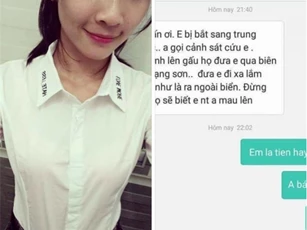 Thiếu nữ 18 tuổi nhắn tin cầu cứu nghi bị bắt cóc sang nước ngoài
