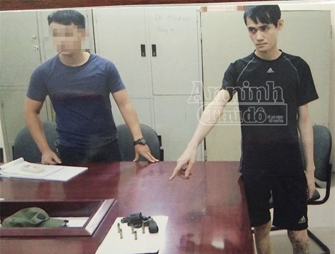 Côn đồ dùng súng bắn chết người ở Gia Lâm ra đầu thú