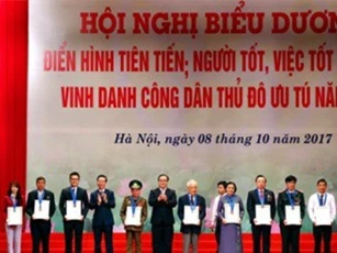 Hà Nội tôn vinh 790 gương “người tốt, việc tốt” và 10 công dân Thủ đô ưu tú