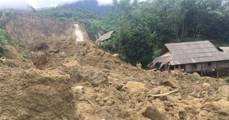 Đồi thác Khanh ở Hòa Bình sụp đổ lần 2 khiến dân hoảng loạn