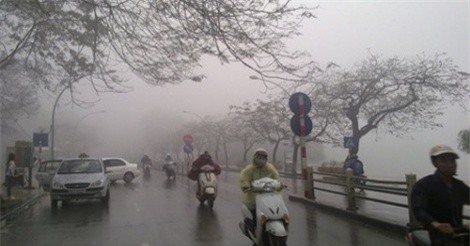 Không khí lạnh đổ bộ vào miền Bắc