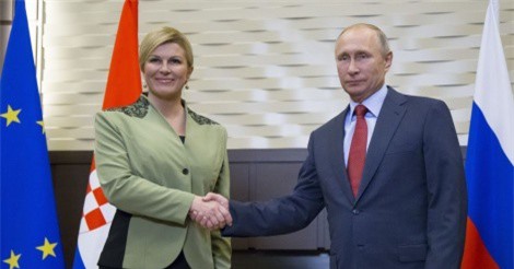 Tổng thống Putin dự định thảo luận vấn đề an ninh với Croatia