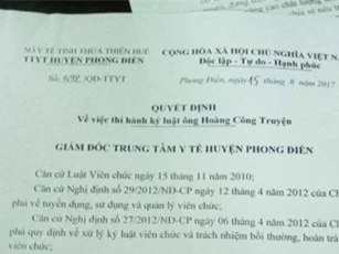 Bác sĩ bị phạt vì xúc phạm Bộ trưởng Bộ Y tế trên Facebook