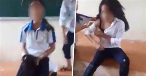 Hà Nội: Đình chỉ học 6 nữ sinh đánh bạn tại lớp