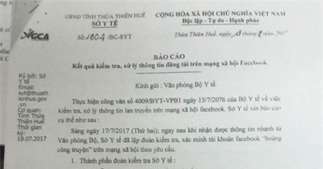 V&#x1EE5; b&#xE1;c s&#x129; &quot;b&#xF4;i nh&#x1ECD;&quot; B&#x1ED9; tr&#x1B0;&#x1EDF;ng B&#x1ED9; Y t&#x1EBF;: S&#x1EDF; TT&amp;TT r&#xFA;t quy&#x1EBF;t &#x111;&#x1ECB;nh x&#x1EED; ph&#x1EA1;t