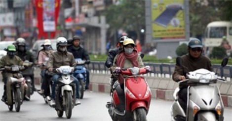 Không khí lạnh đổ bộ vào miền Bắc, nhiệt độ thấp nhất dưới 10 độ C