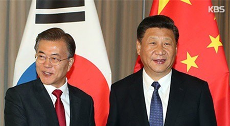 Lãnh đạo Hàn-Trung hội đàm thượng đỉnh bên lề diễn đàn APEC